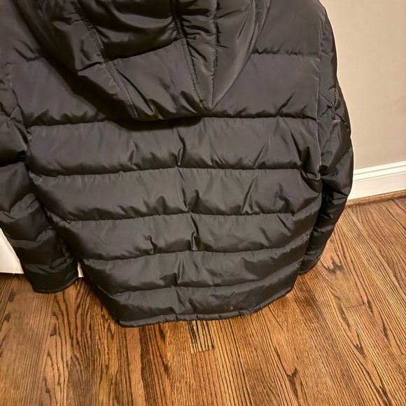 Guess Charcoal Hooded Puffer Jacket - Picture 6 of 6